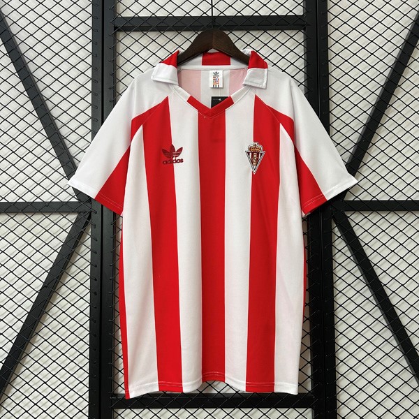 Tailandia Camiseta Sporting Gijon Primera equipo Retro 1986-1987